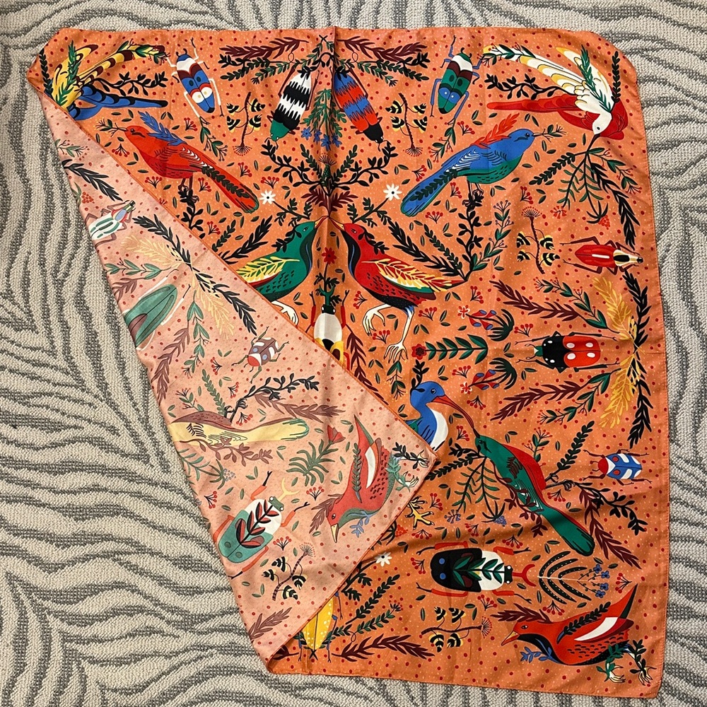 THREE Multicolored Scarves - Picture 2 of 6